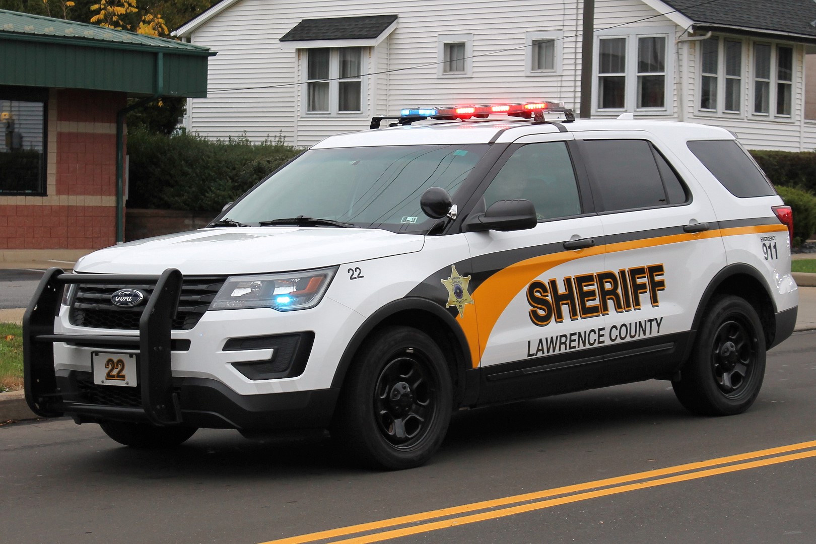 Lawrence County PA Sheriff Vehicle