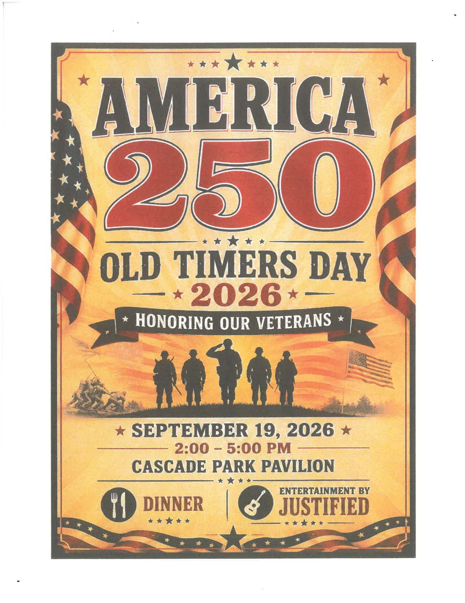 Veterans Old Timers Day 2026 Event